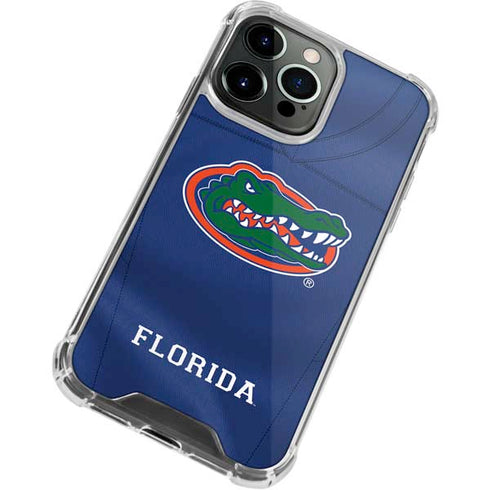 University of Florida Blue Jersey iPhone 14 Pro Clear Case